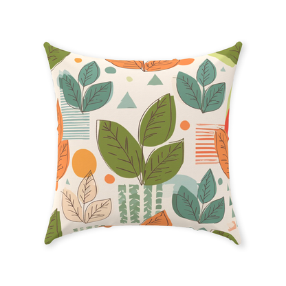 Leaves Throw Pillows