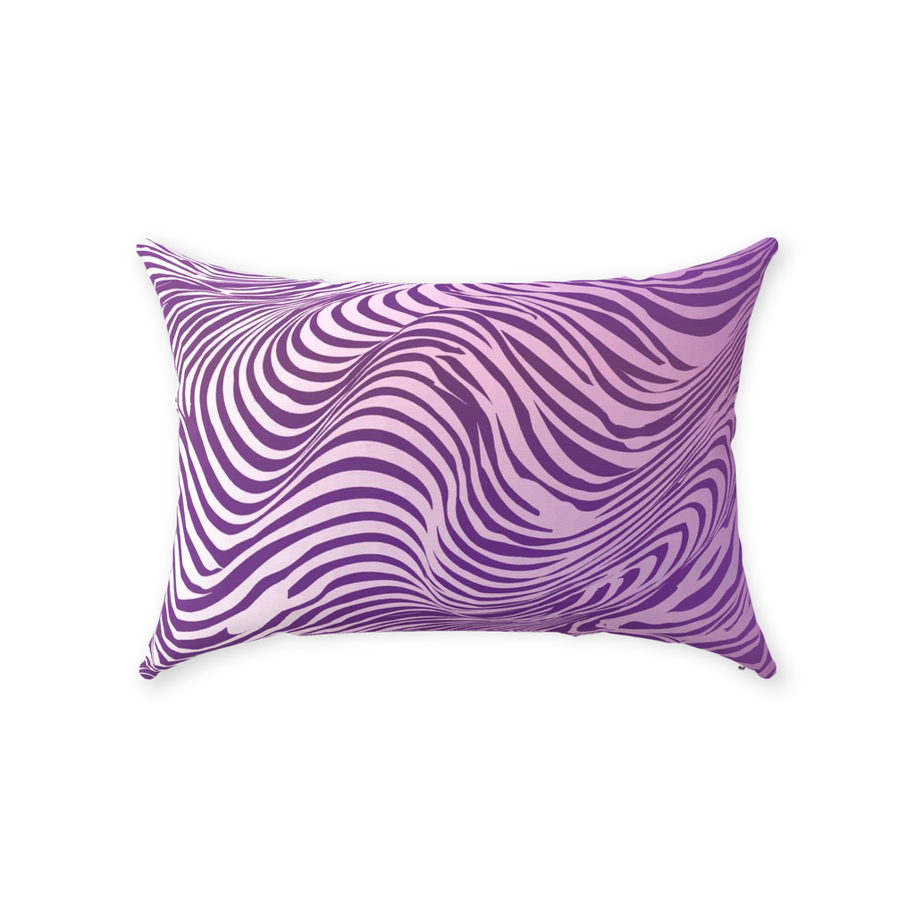 Purple Zebra Throw Pillows