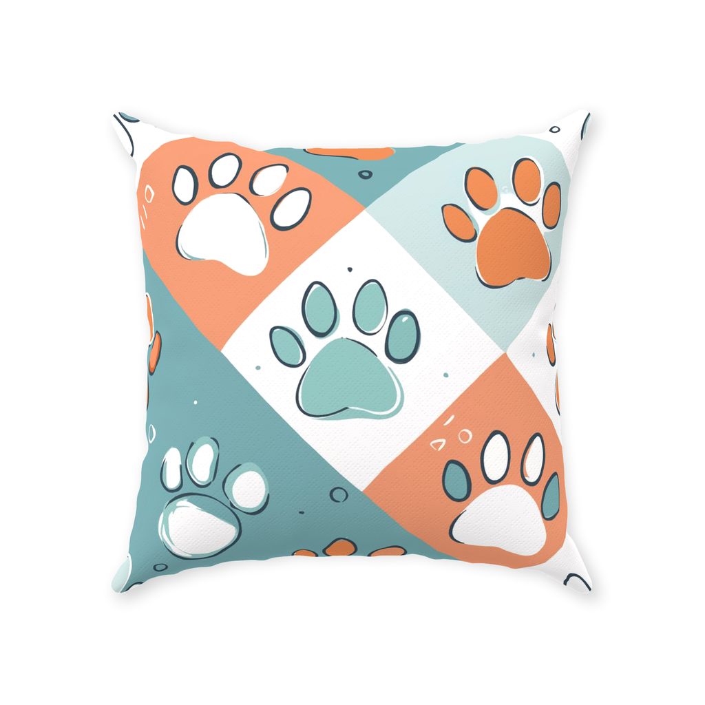 Paws Throw Pillows
