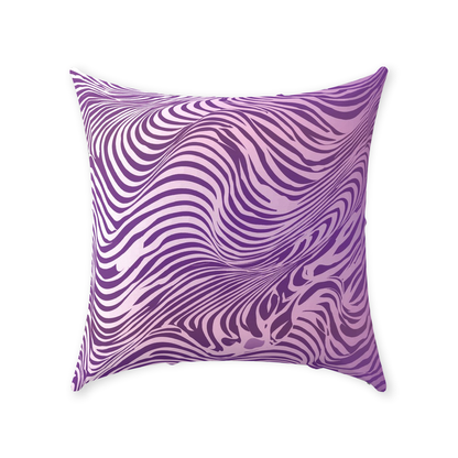 Purple Zebra Throw Pillows