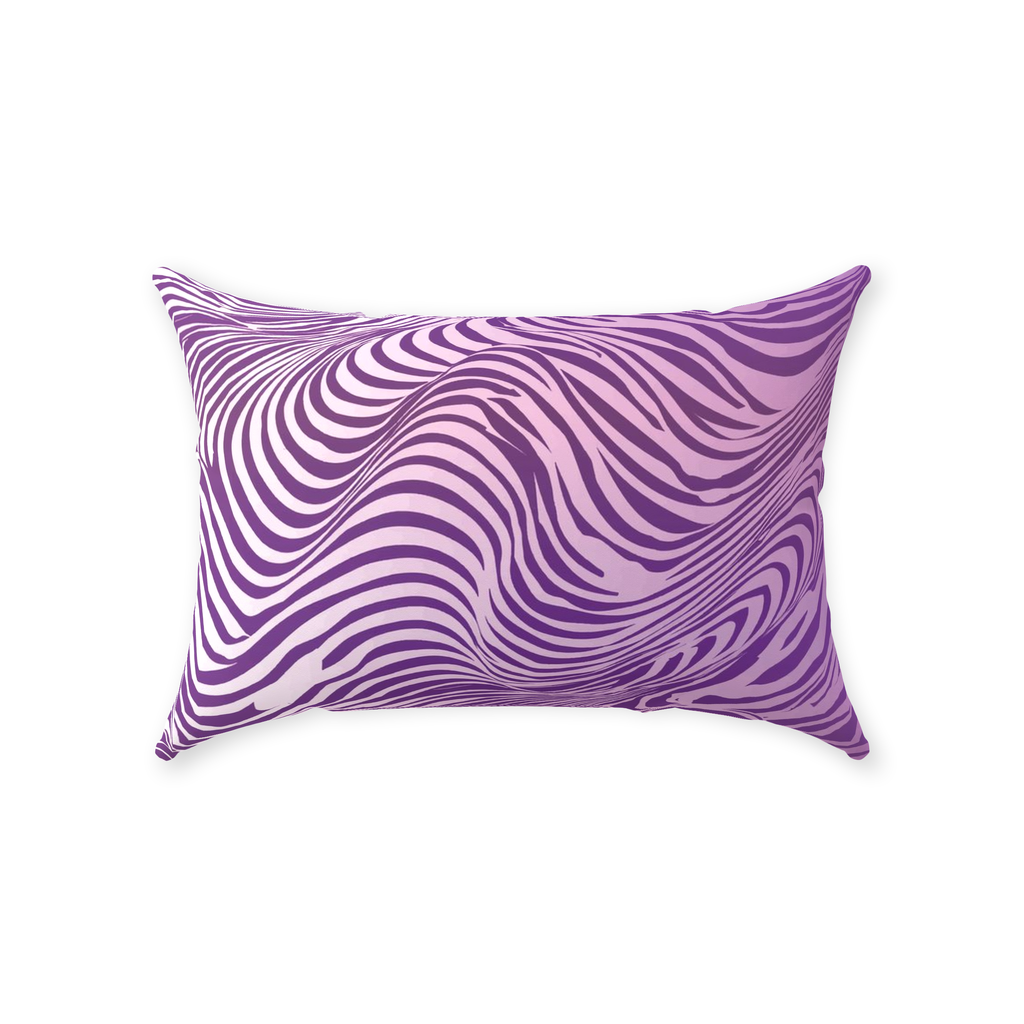 Purple Zebra Throw Pillows
