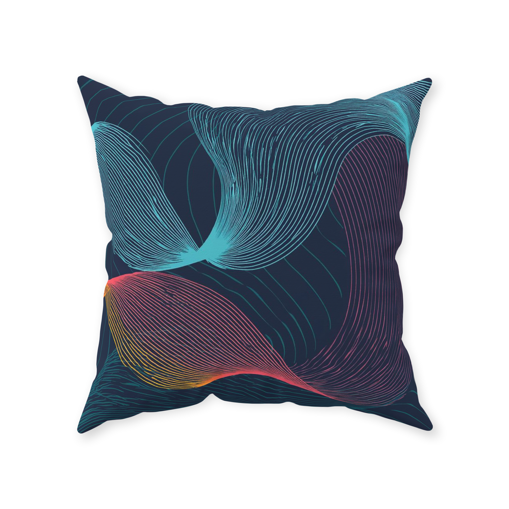 Flowing Throw Pillows