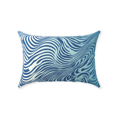 Blue Zebra Throw Pillows