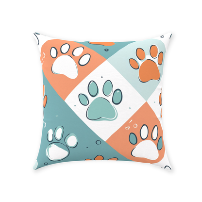 Paws Throw Pillows