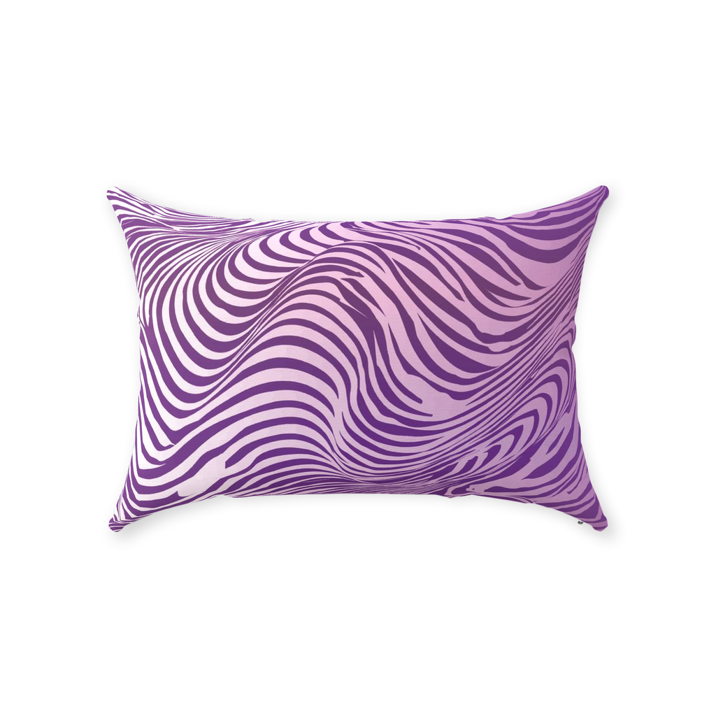 Purple Zebra Throw Pillows