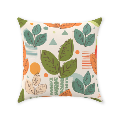 Leaves Throw Pillows