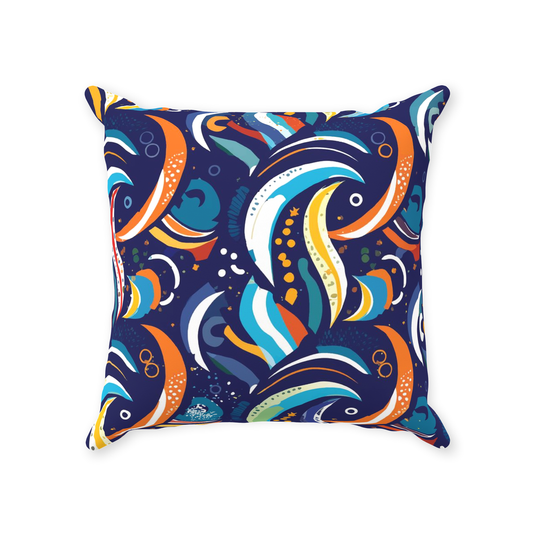 Artzy Colors Throw Pillows