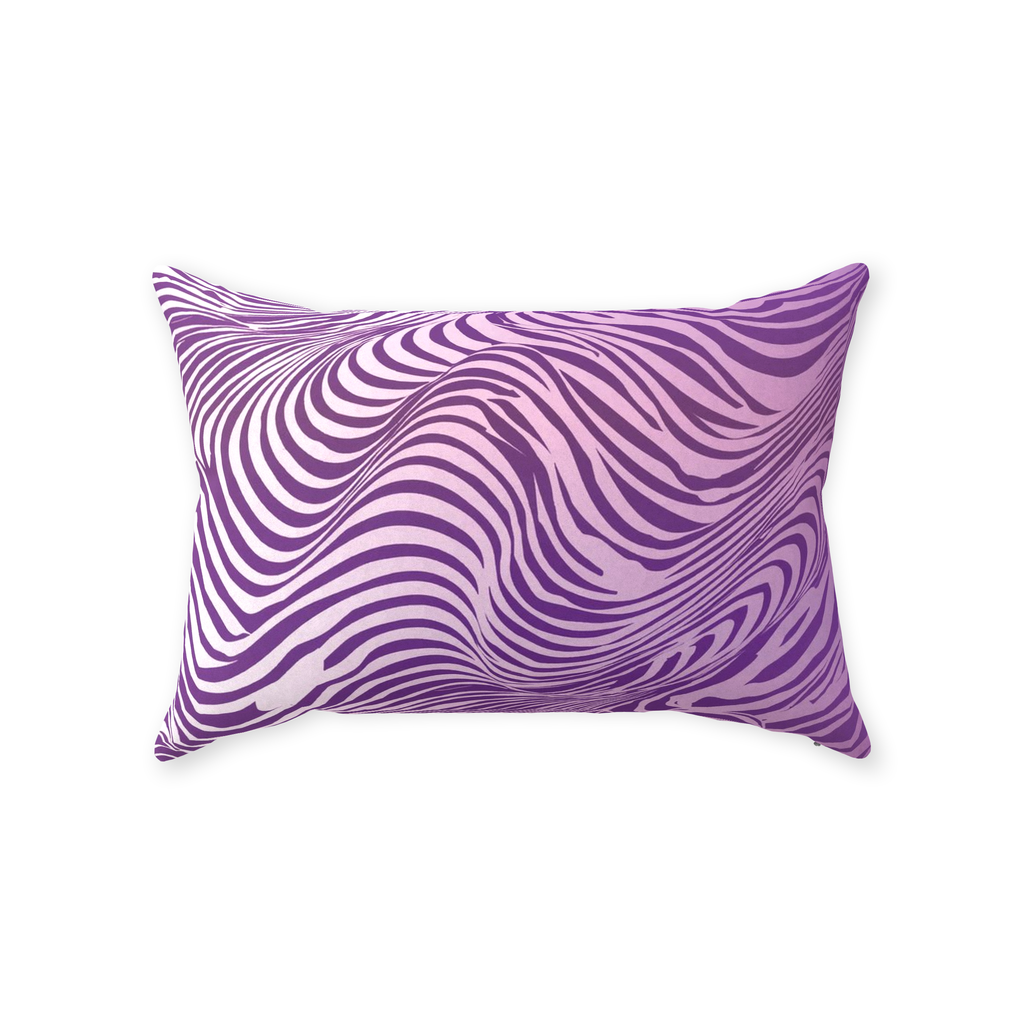 Purple Zebra Throw Pillows