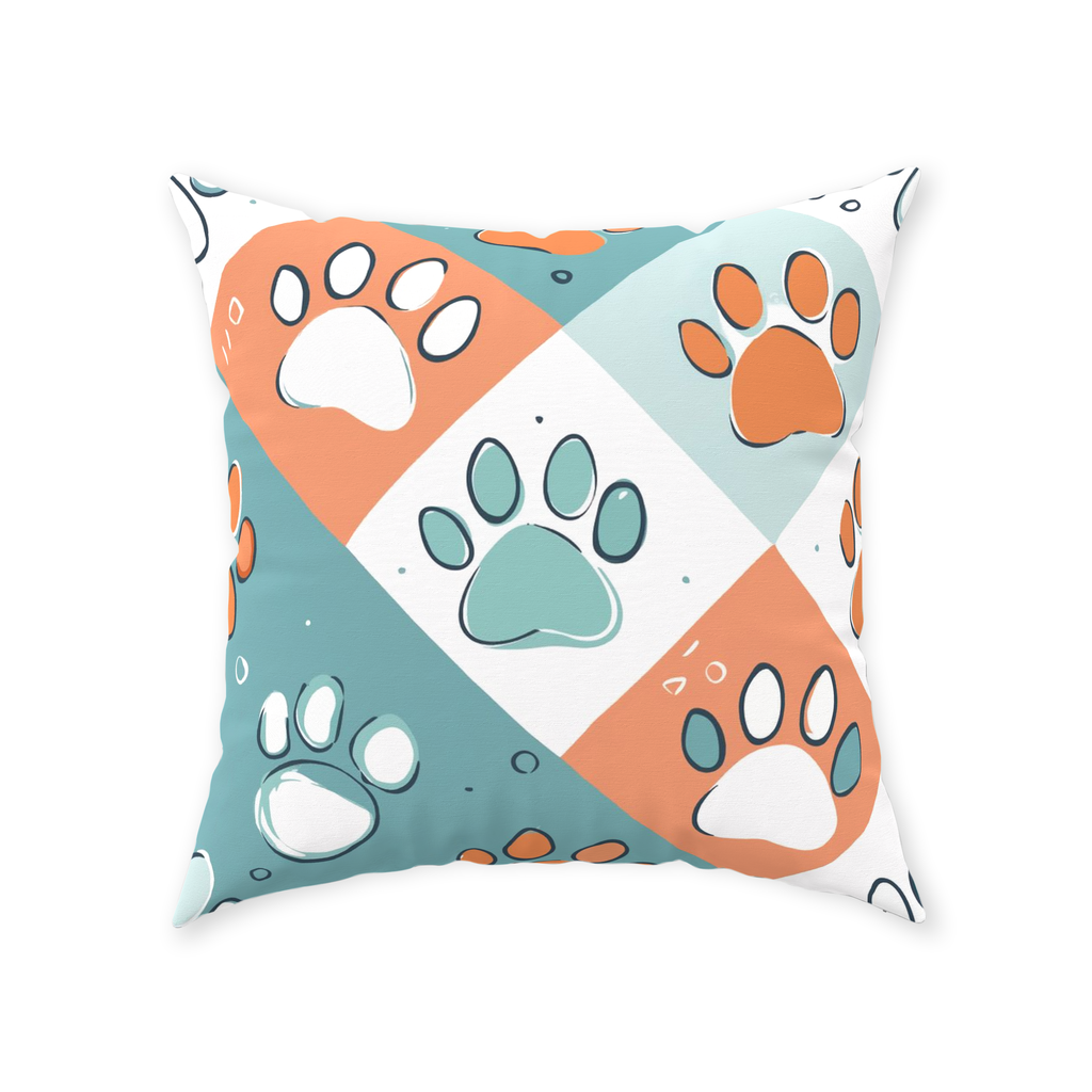 Paws Throw Pillows
