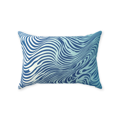 Blue Zebra Throw Pillows